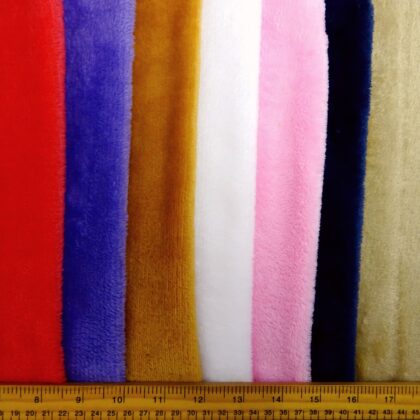 Fleece Fabric Soft Huggable Plain