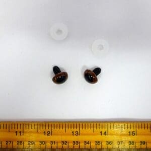 Toy Eyes 15mm Brown