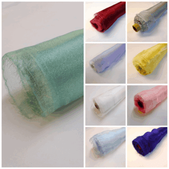 Voile Sugar Puff Nylon Fabric Full Roll