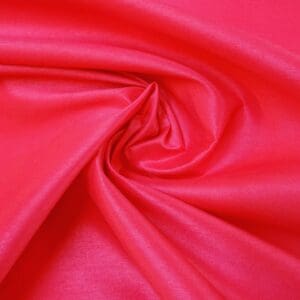Shantung Fabric Polyester Dress Weight Cerise Rose