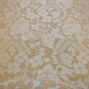 Curtain Fabric Beaumont Clover Ivory Caramel