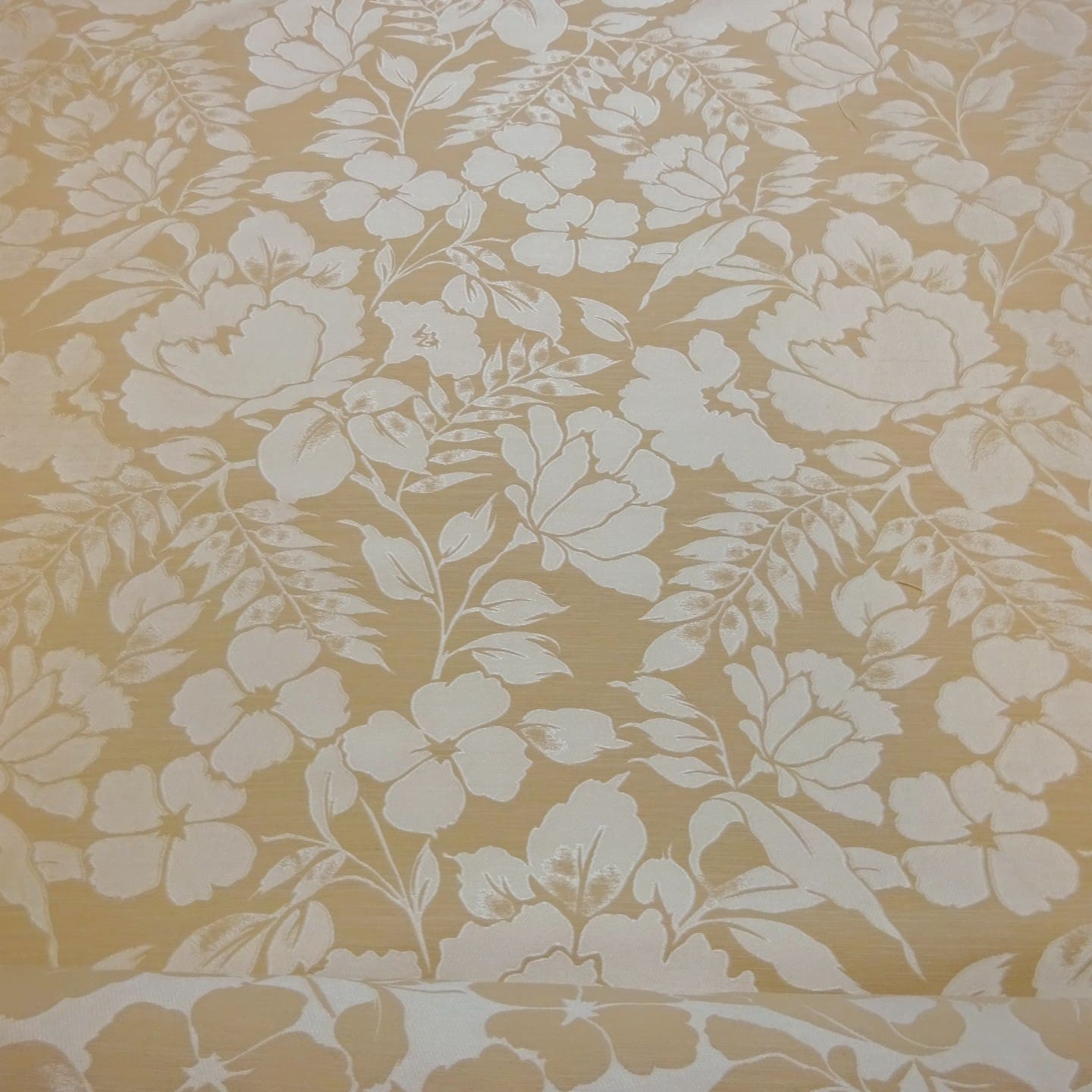 Curtain Fabric Beaumont Clover Ivory Caramel