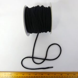 Cord by the Metre Braided Cord Black