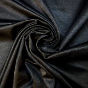 Jersey Fabric Solid Woven Black