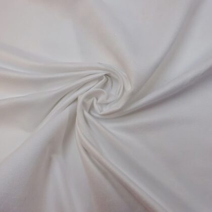 Suedette Fabric Faux Suede White