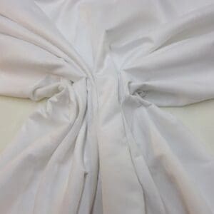 Suedette Fabric White