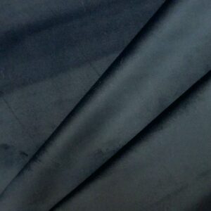 Velvet Fabric Sumptuous Heavy Soft Woven Navy