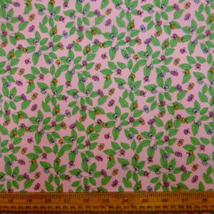 Polyester Cotton Fabric Lady Bird Fiesta Pink