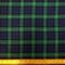 Tartan Fabric Brushed Cotton Flannel Check Black Watch Navy