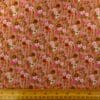 Corduroy Fabric Skinny Rib Floral Victoria Vines Blush