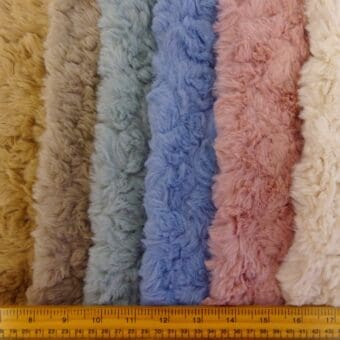 Faux Fur Fabric Koala Whirly Thick And Fluffy