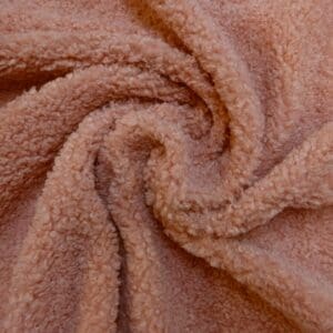 Faux Fur Fabric Gorilla Dusty Pink