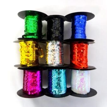 Strung Sequins Trimming 6mm Wide