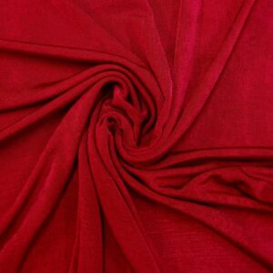 Jersey Fabric Slinky Prime Riblets Wine