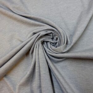 Jersey Fabric Ponte Roma Flecked Grey