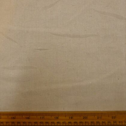 Faux Linen Fabric Coarse Flax Weave Natural