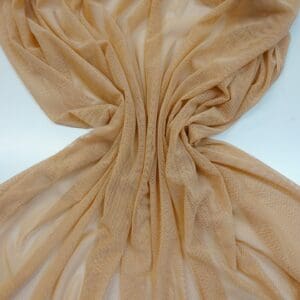 Heavy Power Net Fabric Spandex Body Stocking Nude