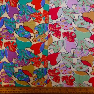 T-Shirting Fabric Bean Stalk Leaves