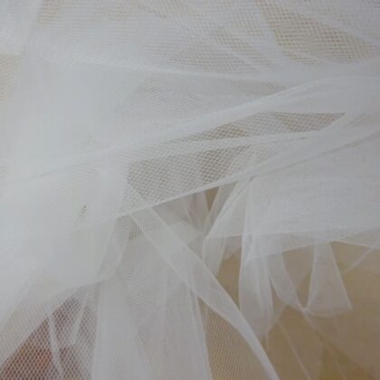 Tulle Soft Net Fabric Bridal Code JB White