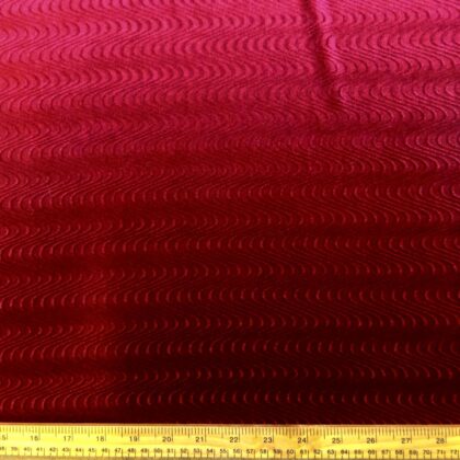 Velour Fabric Steamed Velour Frequency Wine