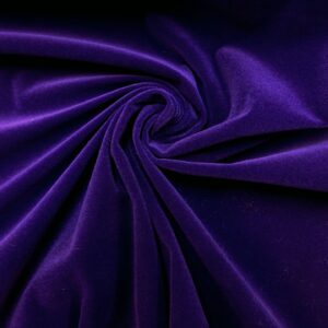 Velvet Fabric Curtaining Faux Suede Velvet Posh Purple