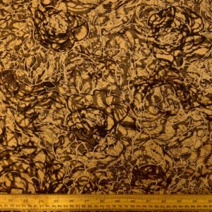 Viscose Fabric Curdle Swirl Beige Brown