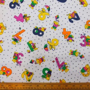 Polyester Cotton Fabric A Number Of Bears