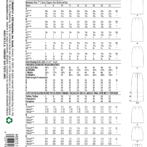McCall's Sewing Pattern 8051