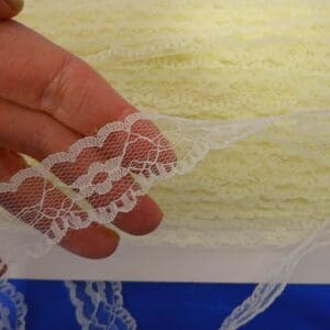 Lace Trimming Penelope 513 2cm Wide Lemon