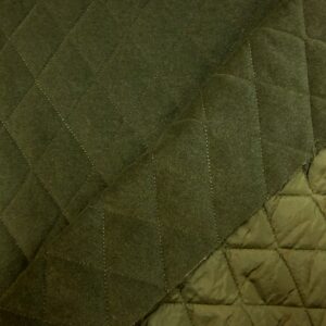 Quilting Fabric Double Sided Suede Finish Olive Green
