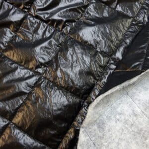 Quilting Fabric Single Sided Jacketing Black