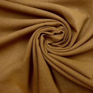 Suiting Fabric Linen Look Dark Natural Beige