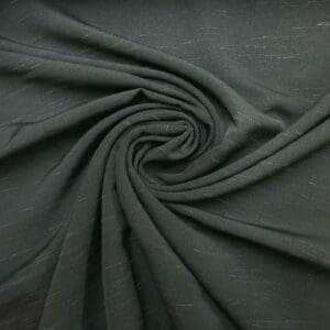 Suiting Fabric Slub Dupion Style Charcoal Grey