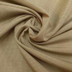 Suiting Fabric Puppy Tooth Check Black