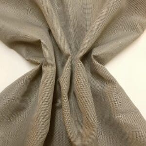 Suiting Fabric Puppy Tooth Check Black