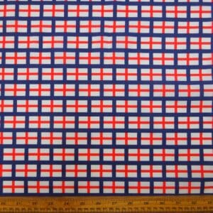 Polyester Cotton Fabric St George's Flag