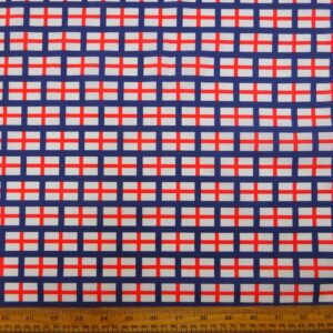 Polyester Cotton Fabric St George’s Flags