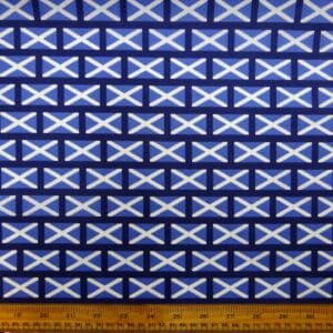 Polyester Cotton Fabric St Andrew's Flags