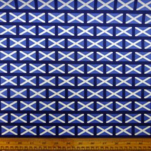 Polyester Cotton Fabric St Andrew’s Flags