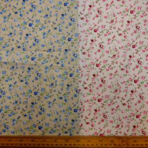Polyester Cotton Fabric Floral Lady Catherine