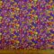 Cotton Fabric Floral Dirty Sweet Garden Purple