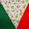 Sweet Snowmen Cream Calico/Red/Emerald