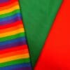 Bold Rainbow Seaside Stripe/Emerald/Orange