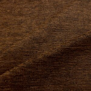 Curtain Fabric Chenille Brown Toblerone Flake