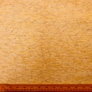 Curtain Fabric Chenille Cracked Ice Mustard
