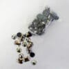 Gems Mixed Bag Sew On Gems Gunmetal