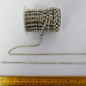 Diamante Trimming Code B2201 Silver