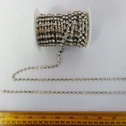 Diamante Trimming Code B2201 Silver