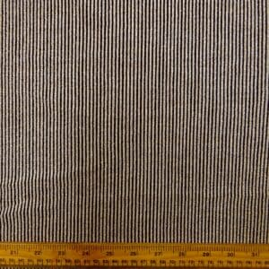 Jersey Fabric Lurex Skinny Rib Black Gold