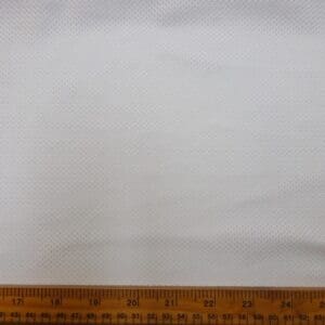 Jersey Fabric Tiny Airtex Holes White